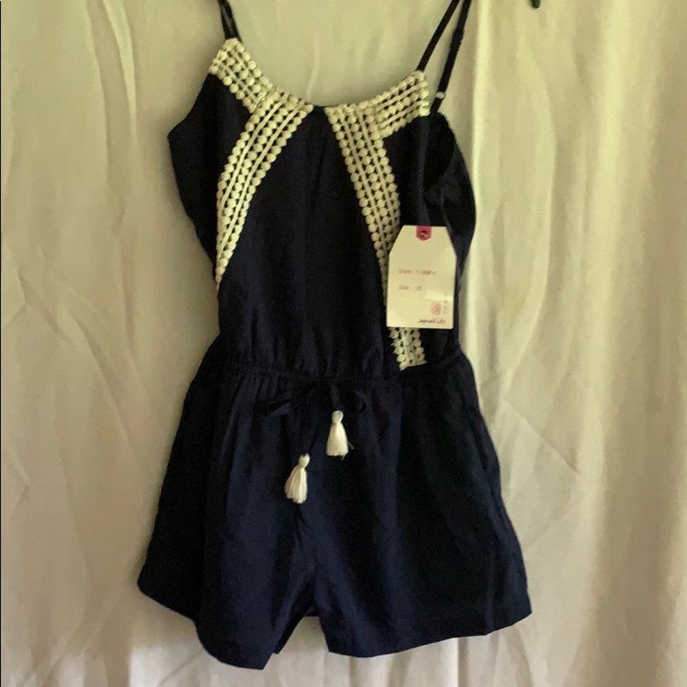 Youth 10 Blue Romper